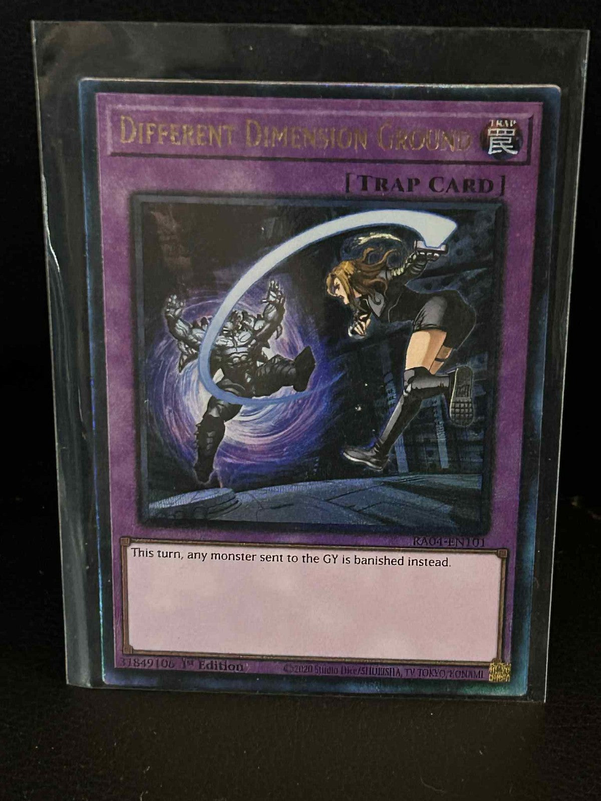 Different Dimension Ground - RA04-EN101 - Ultimate Rare - 1st Edition Quarter Ce