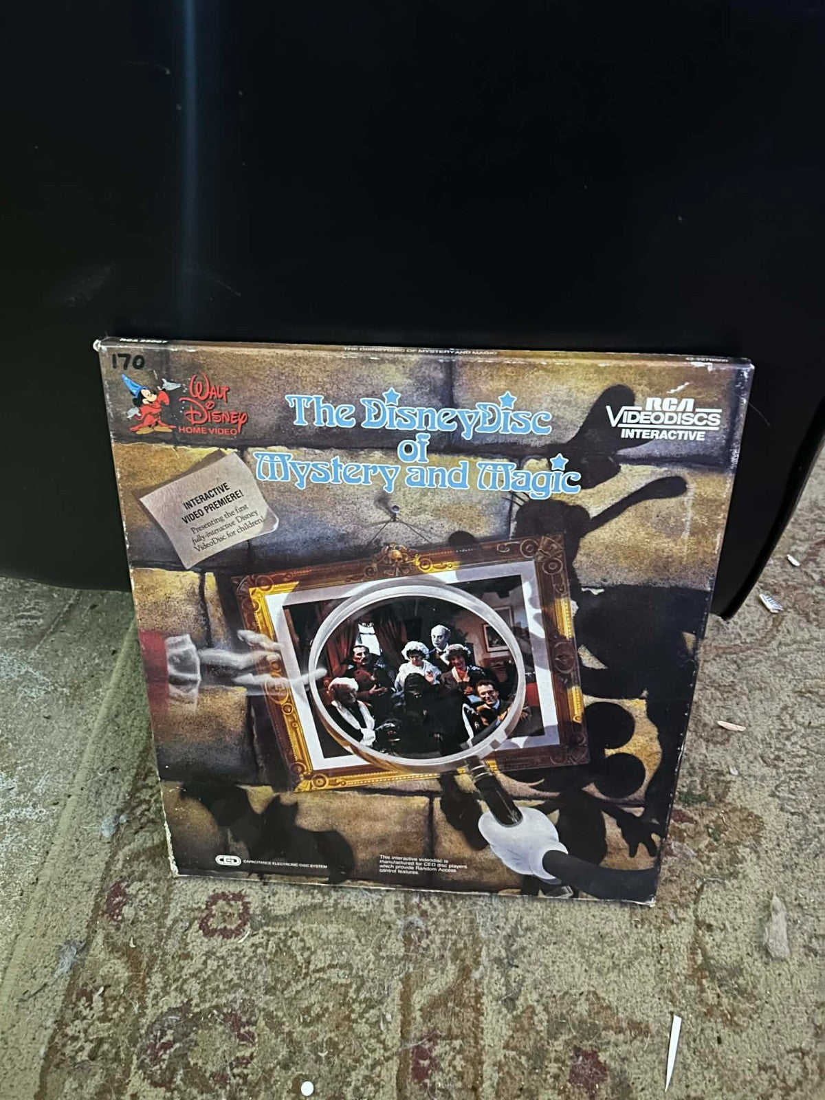 CED RCA Videodisc DisneyDisc of Mystery and Magic Selectavision Movie TV Show