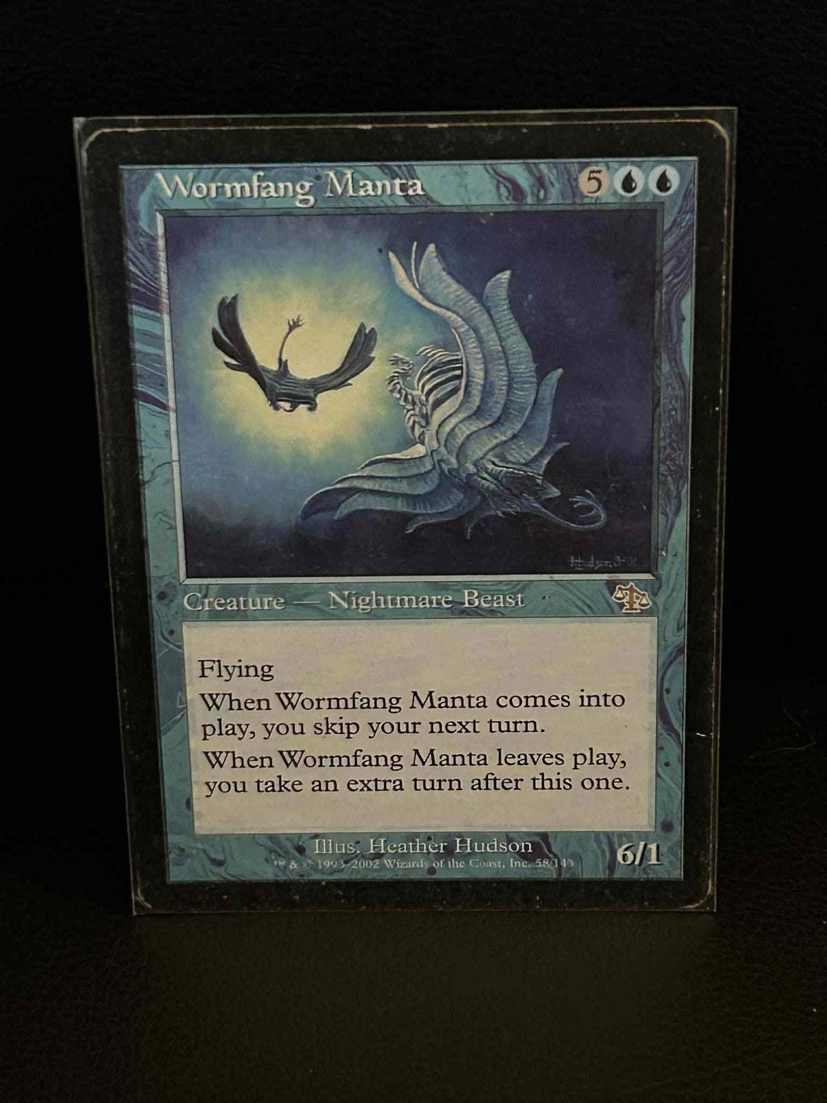 Wormfang Manta Judgment Magic: the Gathering Moderately Played, English
