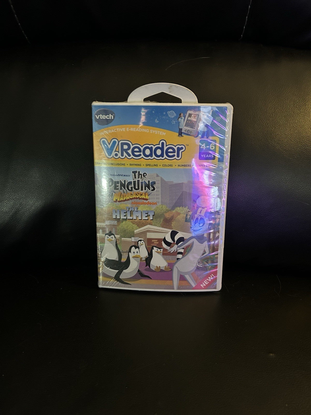 VTech V.Reader Pinguine aus Madagascar Helm E-Reading Videospiel