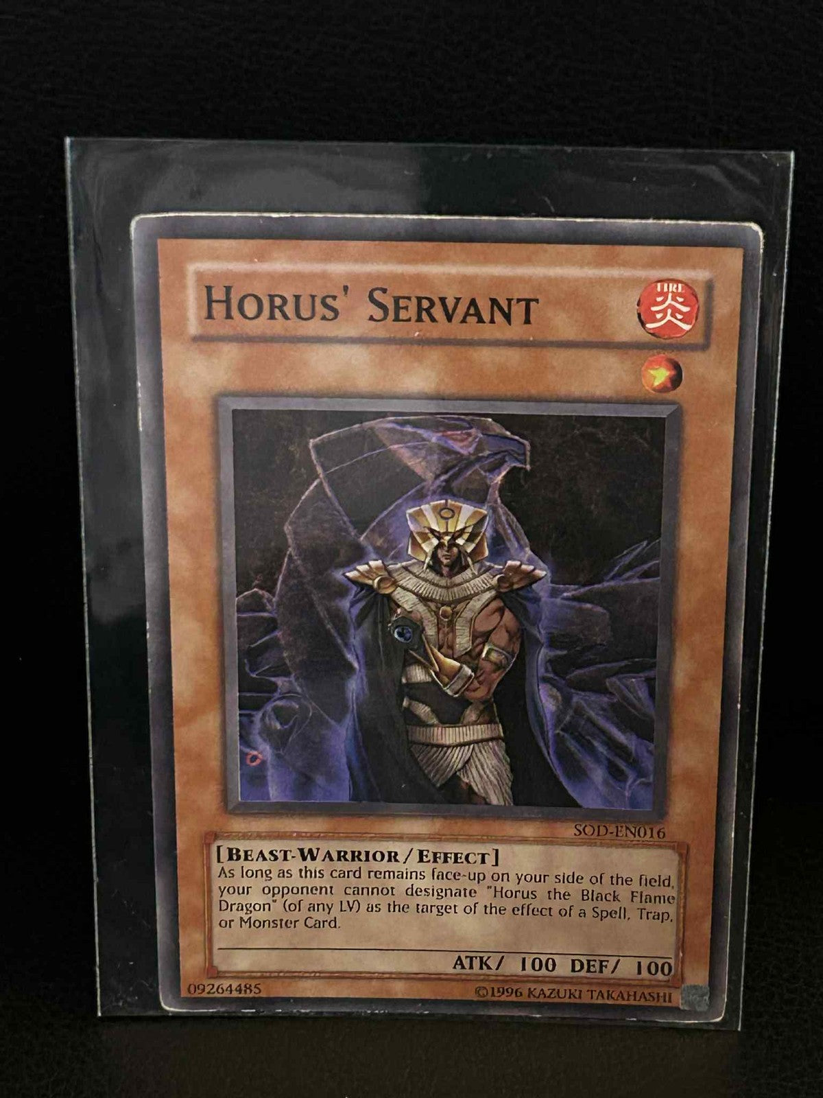 Horus' Servant - SOD-EN016 - Common - Unlimited Edition Soul of the Duelist Yu-G