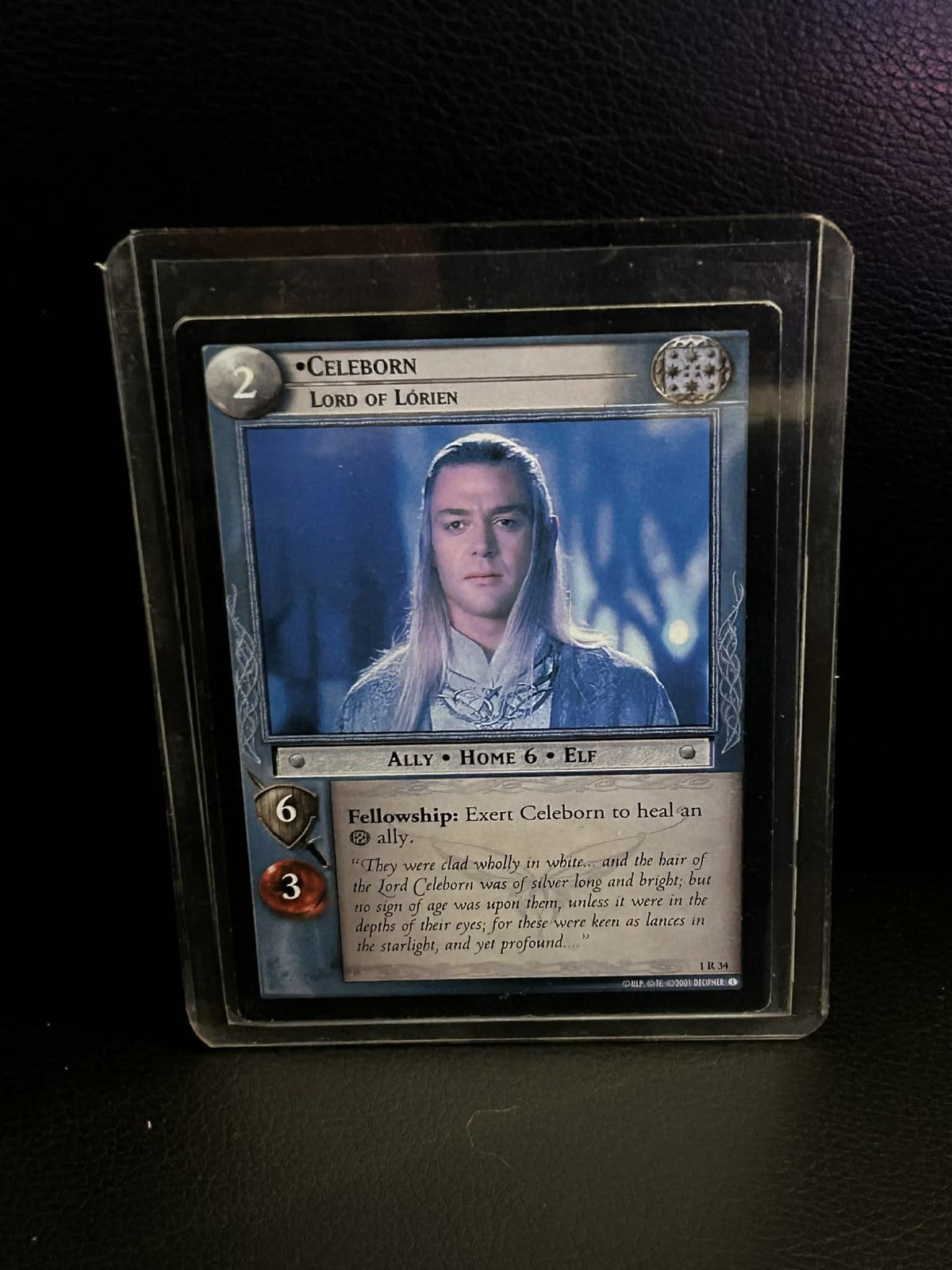 Celeborn, Herr von Lorien Die Gefährten Der Herr der Ringe Leicht bespielte Sammelkarte