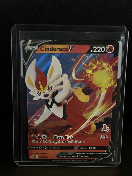 Cinderace V - 043/264 - Battle Academy 2022 (Cinderace Symbol 60) Battle Academy