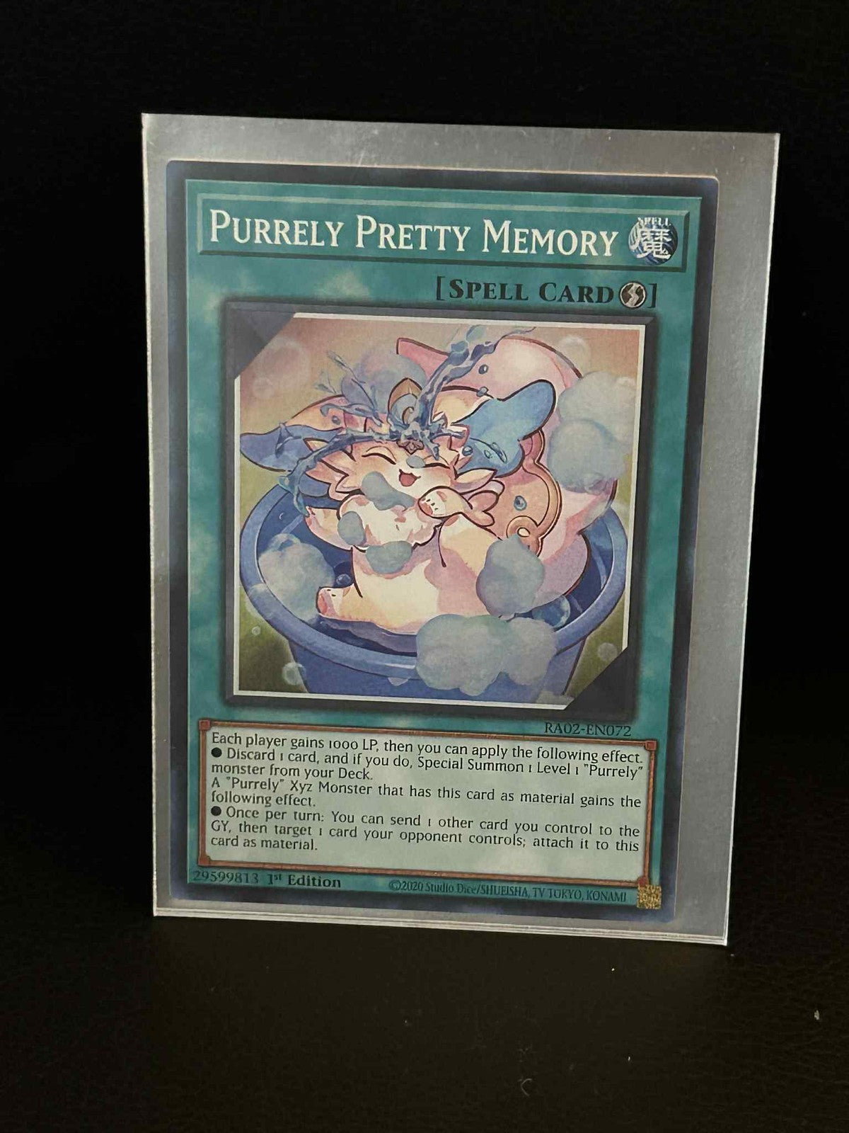 Purrely Pretty Memory - RA02-EN072 - Super Rare - 1st Edition 25th Anniversary R