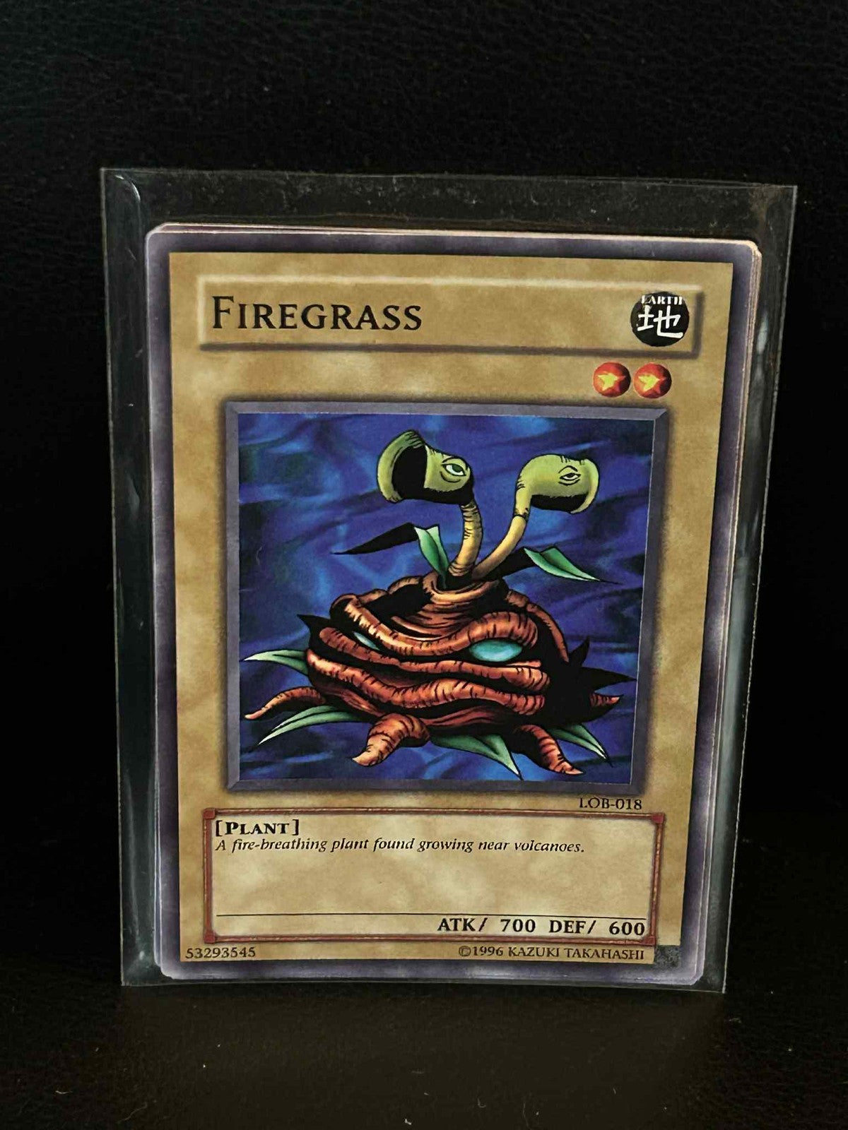 Firegrass - LOB-018 - Common - Unlimited Edition Legend of Blue Eyes White Drago