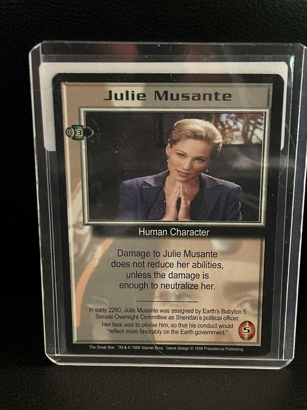 Julie Musante The Great War Babylon 5 Light Play