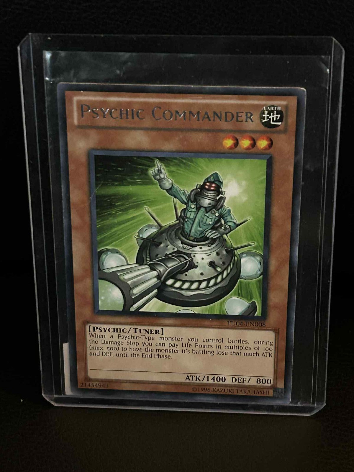Psychic Commander - TU04-EN008 - Rare - Unlimited Edition Turbo Pack 4 Yu-Gi-Oh!