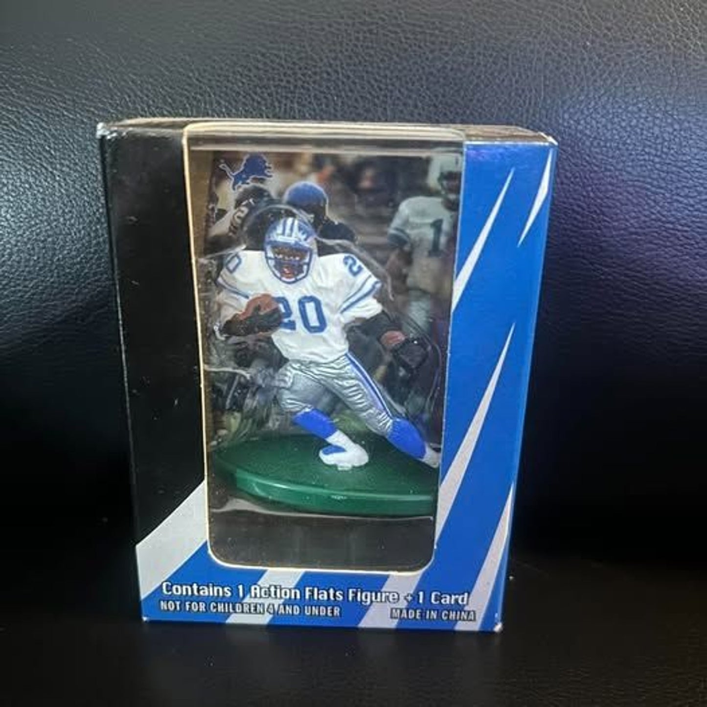 Barry Sanders Topps Actionfigur Flats auf Karte