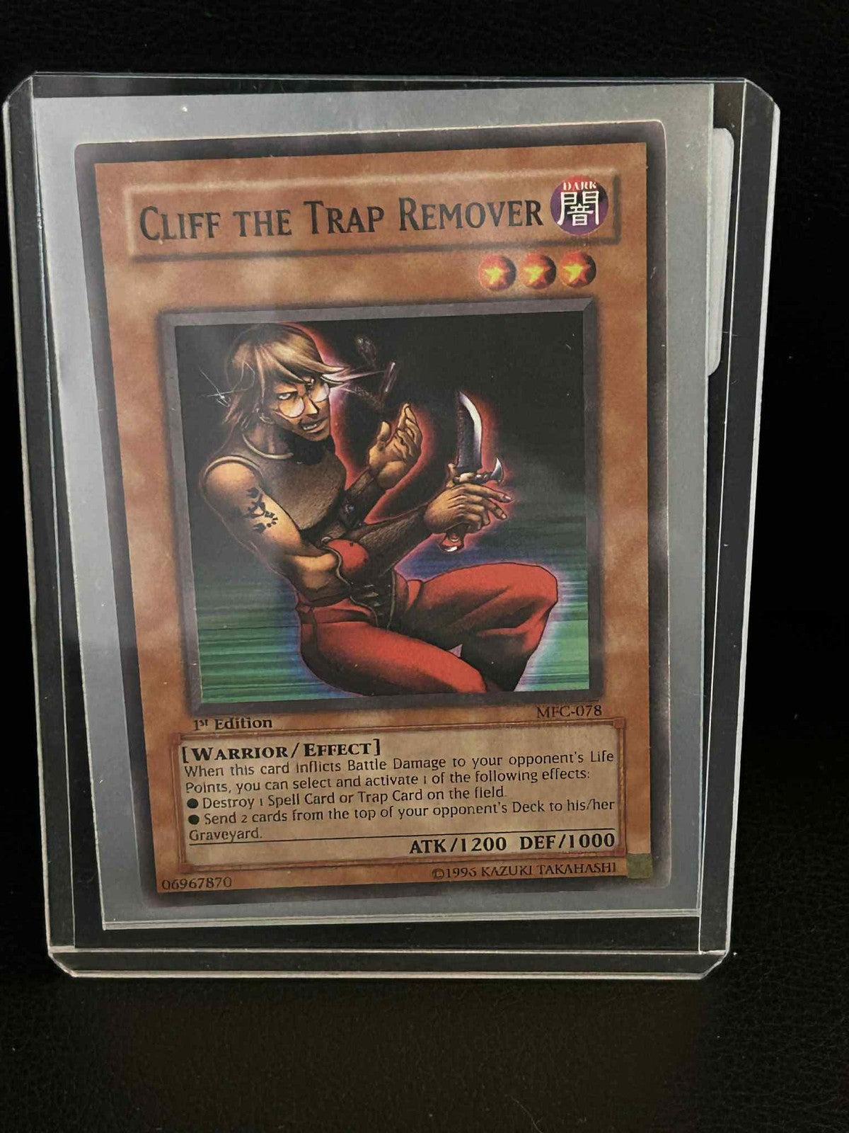 Cliff the Trap Remover - MFC-078 - Common - 1st Edition Magician's Force Yu-Gi-O