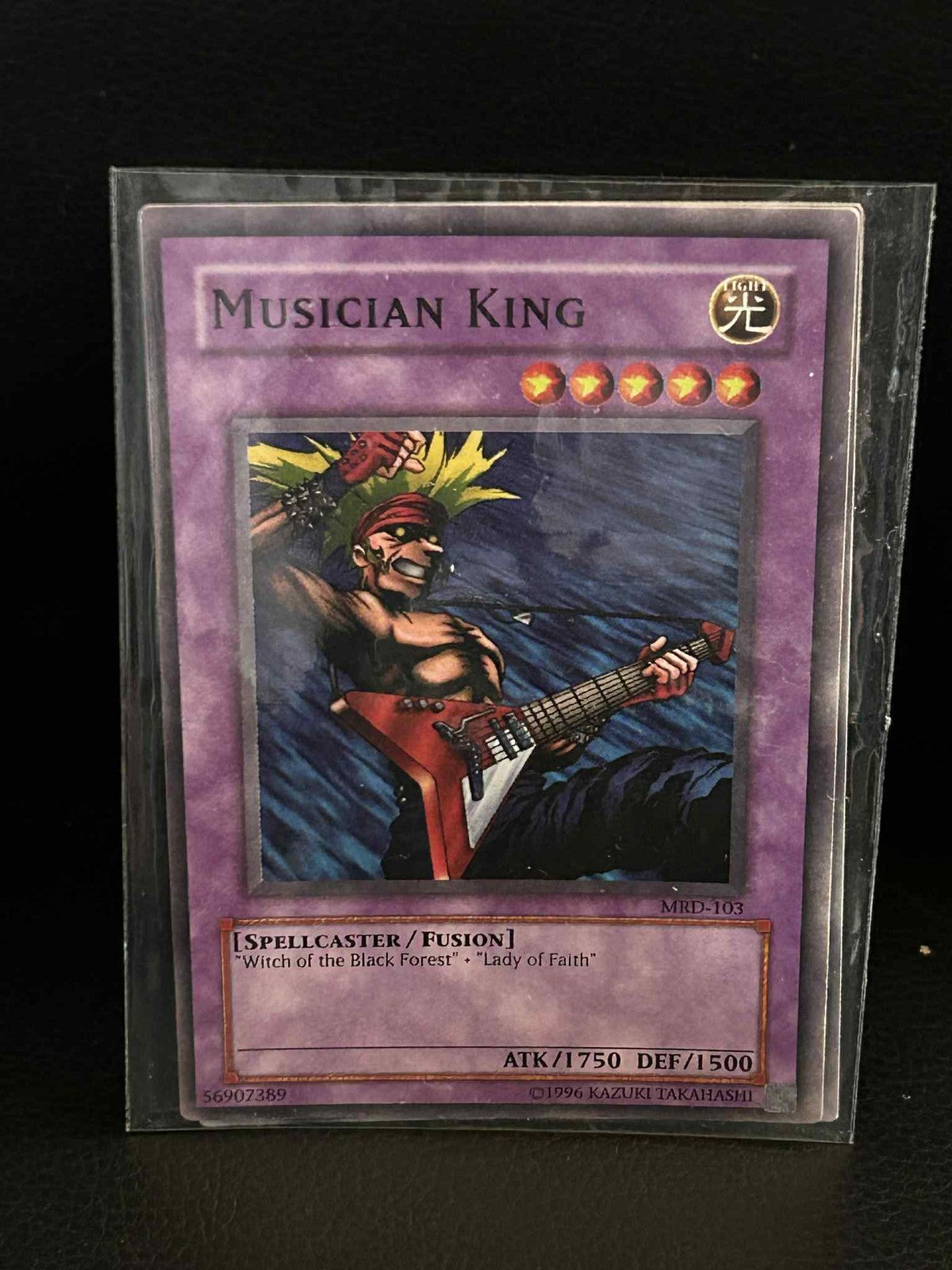 Musician King - MRD-103 - Common - Unlimited Edition Metal Raiders Yu-Gi-Oh! Mod