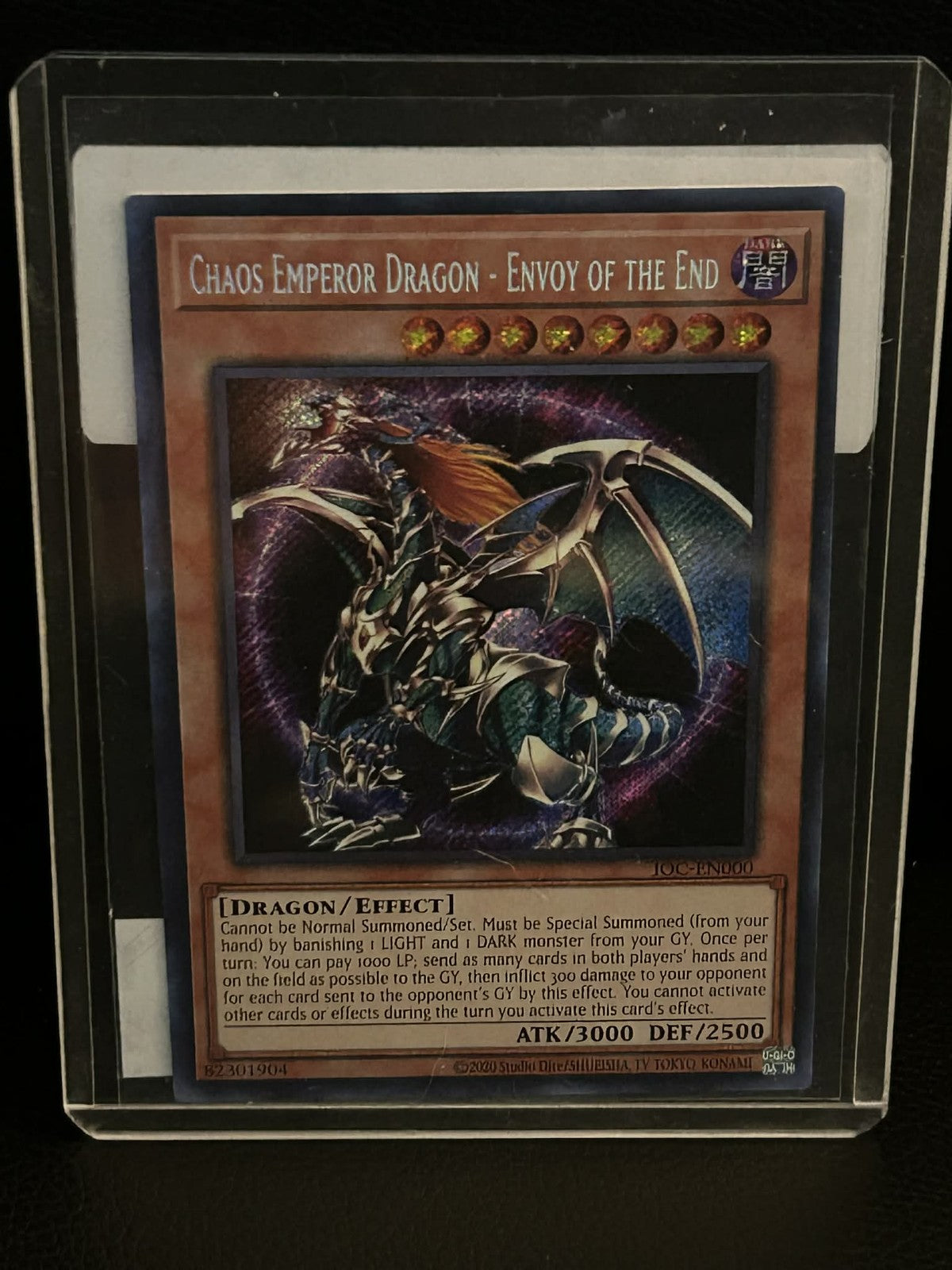Chaos Emperor Dragon - Envoy of the End - IOC-EN000 - Secret Rare - Unlimited 25