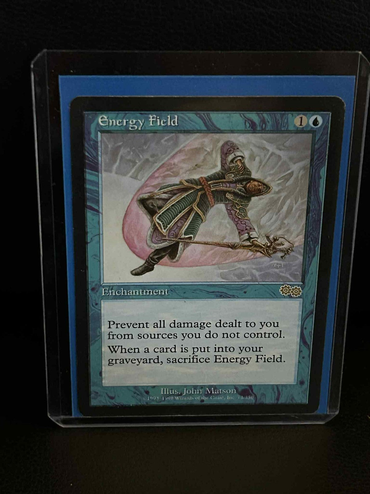 Energy Field Urza's Saga Magic: the Gathering Moderately Played, English
