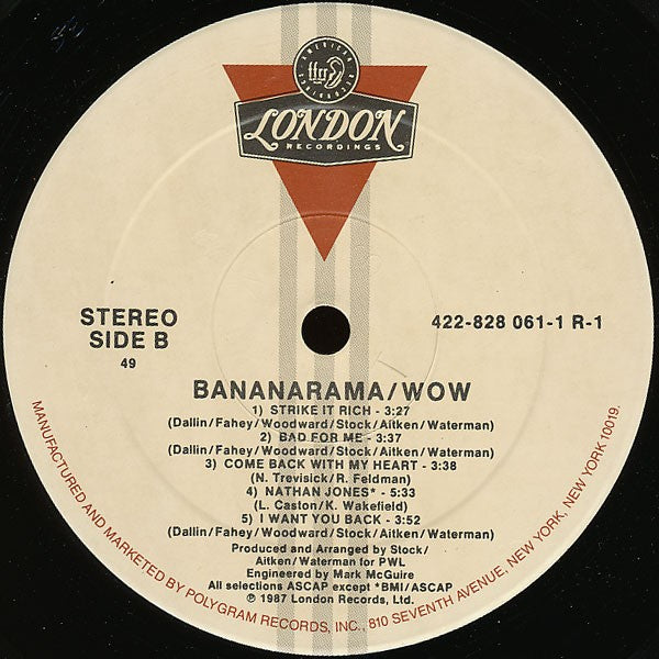 Bananarama - Wow! (LP) (Sehr Gut Plus (VG+))