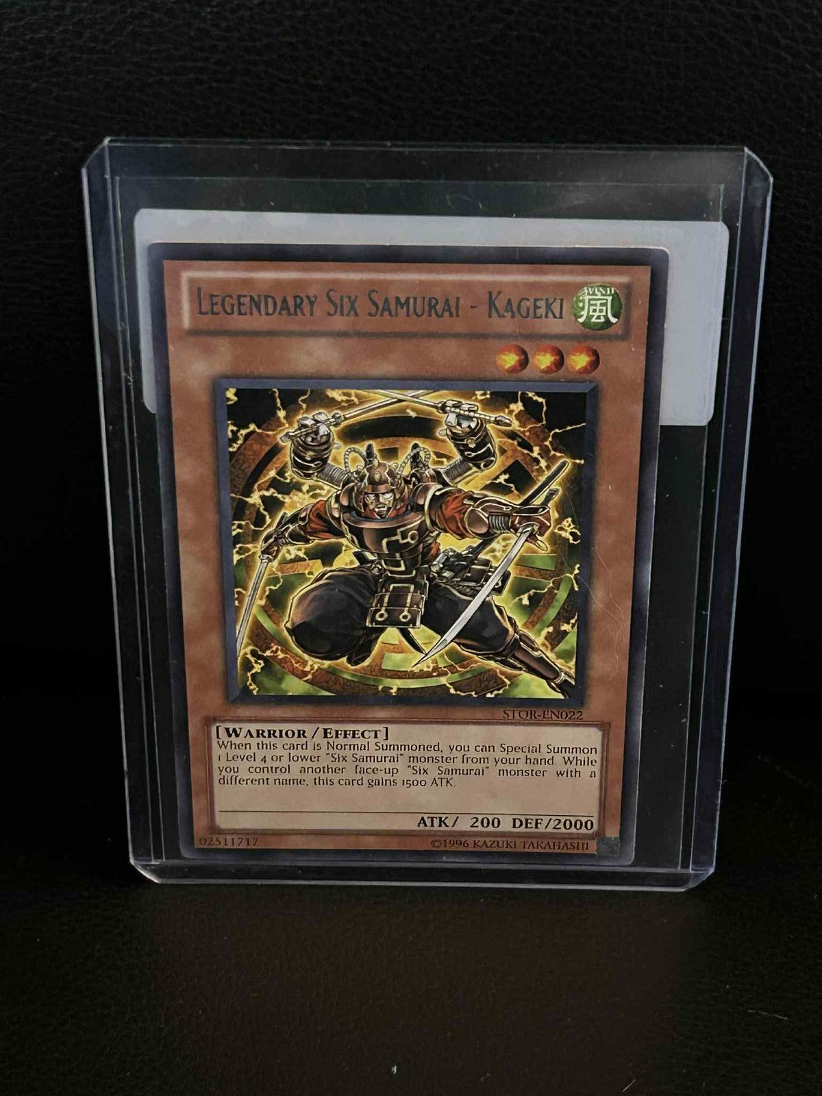 Legendary Six Samurai - Kageki - STOR-EN022 - Rare - Unlimited Edition Storm of