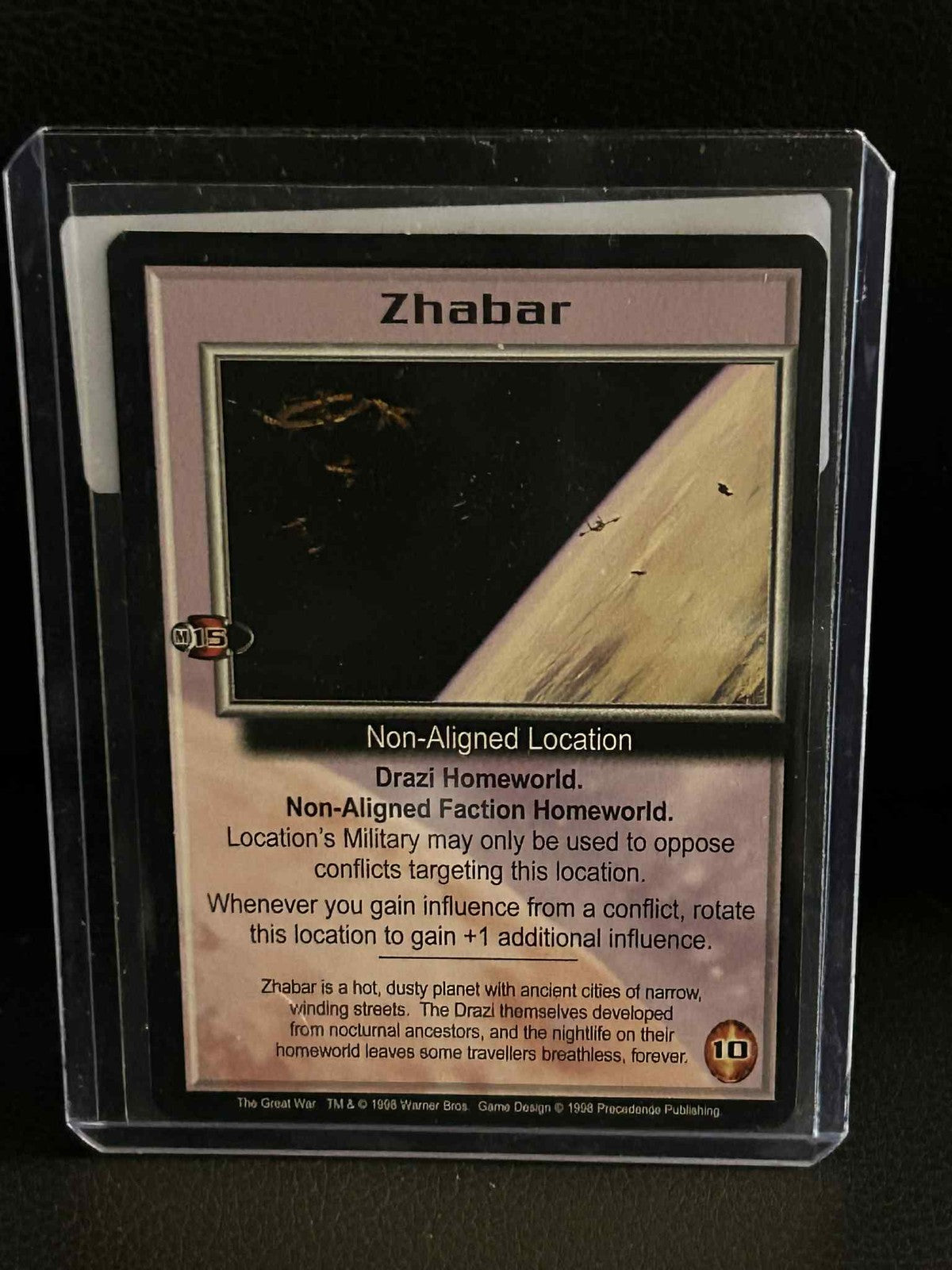 Zhabar The Great War Babylon 5 Light Play