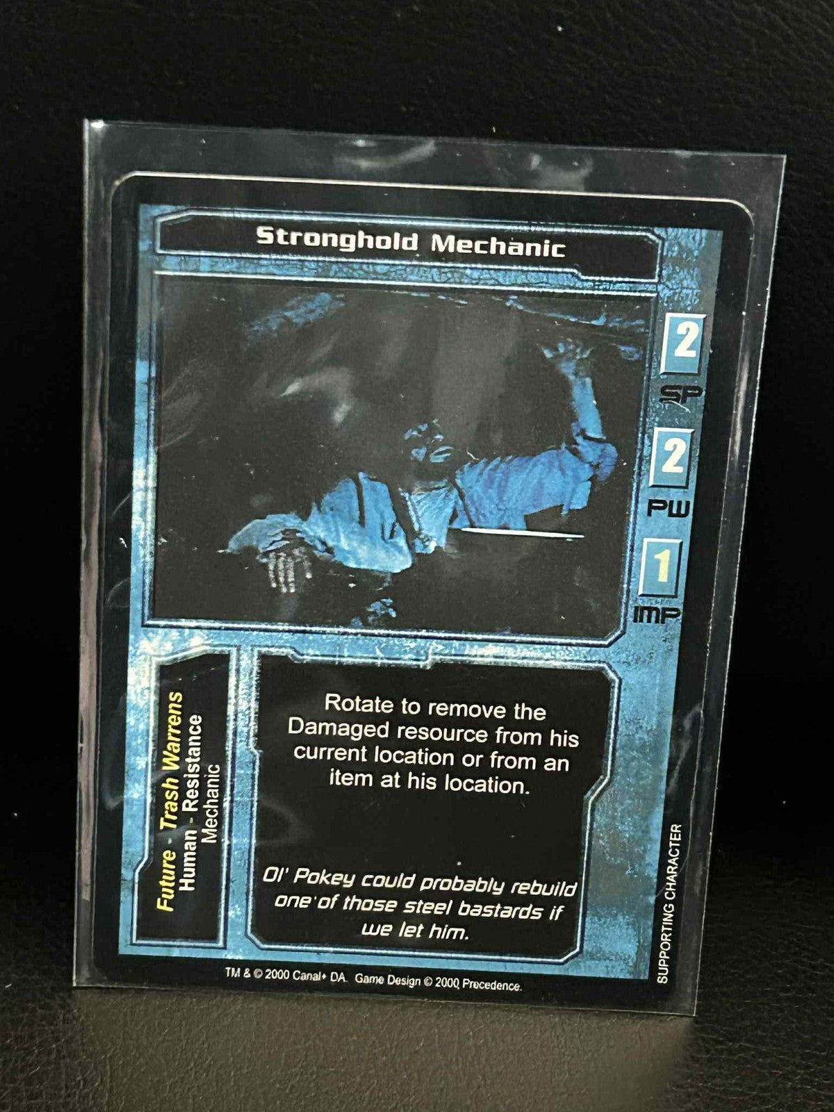 Stronghold Mechanic Base Set Terminator Light Play
