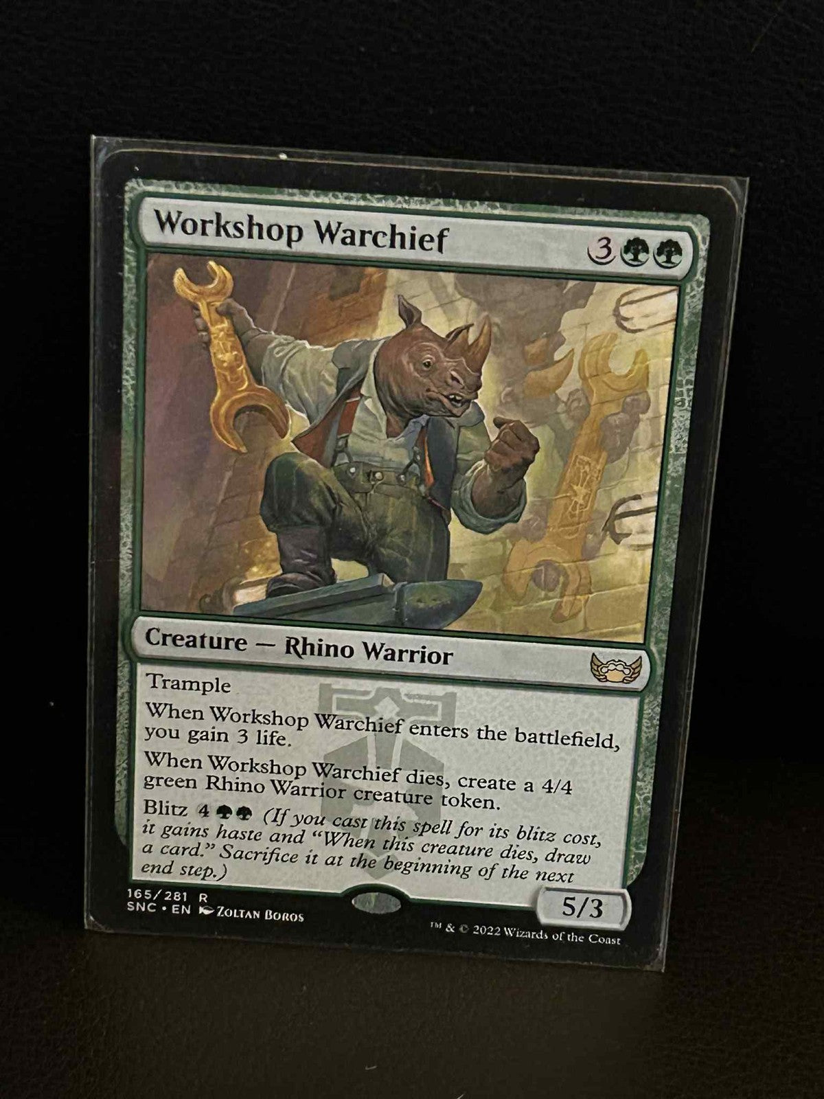 Workshop Warchief Streets of New Capenna Magic: The Gathering Lightly Played, En