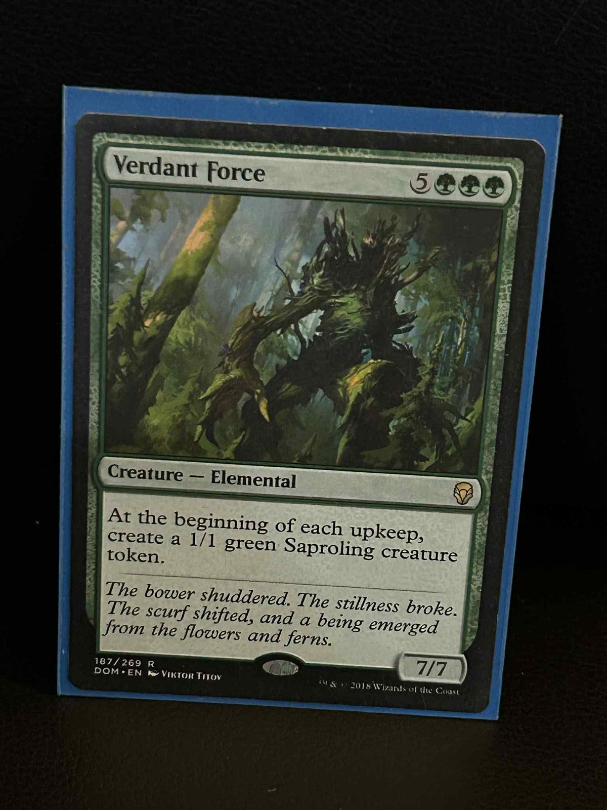 Verdant Force Dominaria Magic: The Gathering Lightly Played, English
