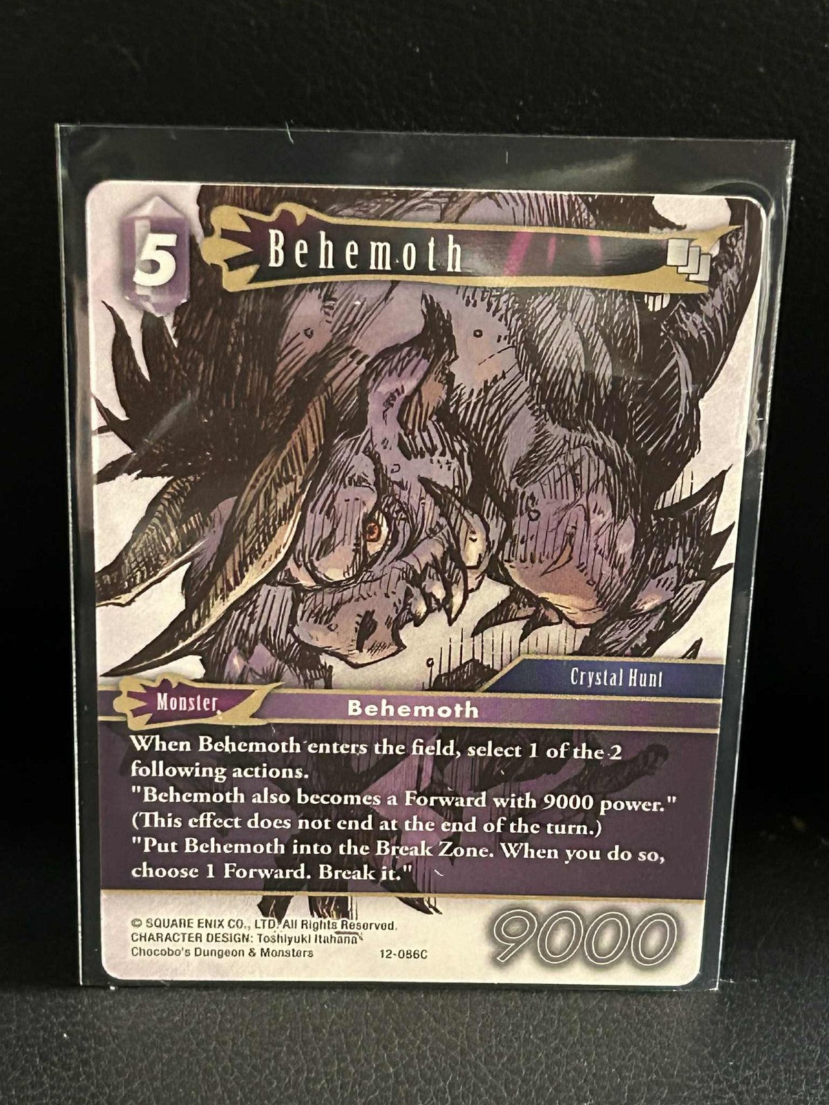 Behemoth - 12-086C Opus XII: Crystal Awakening Final Fantasy