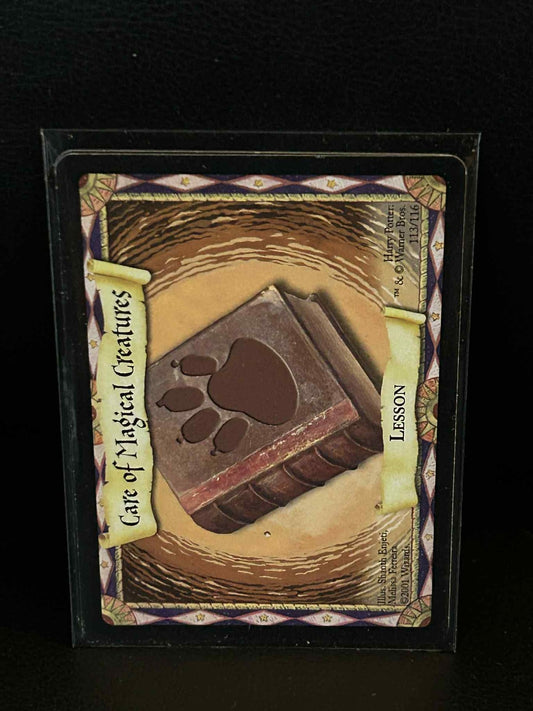 Care of Magical Creatures 113/116 Base Set Harry Potter Moderately Played