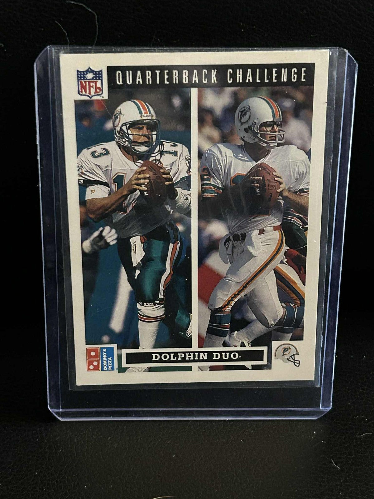 Dolphin Duo #49 | 1991 Upper Deck Domino's Quarterbacks Football