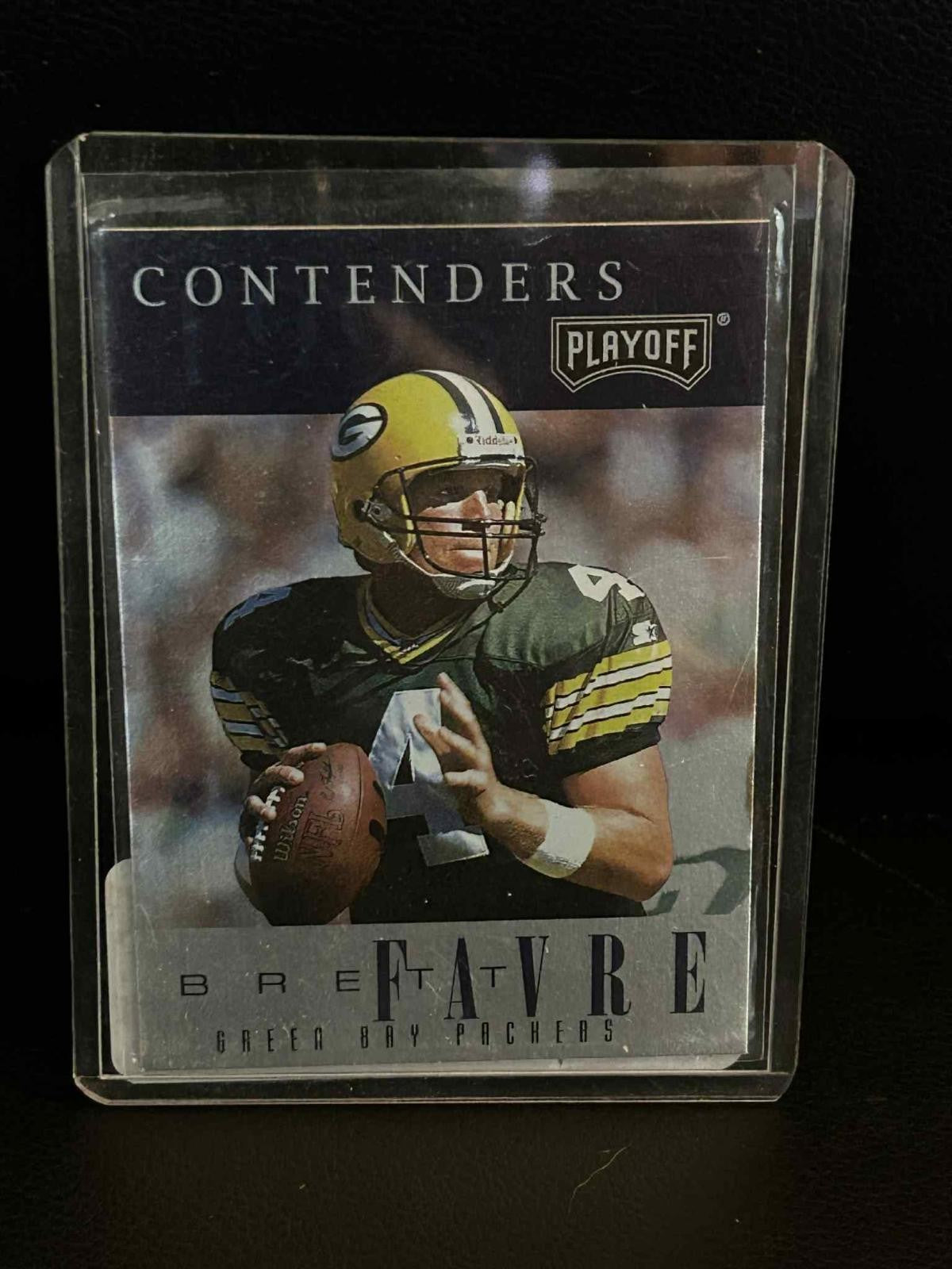 Brett Favre #4 | 1995 Playoff Contenders Football