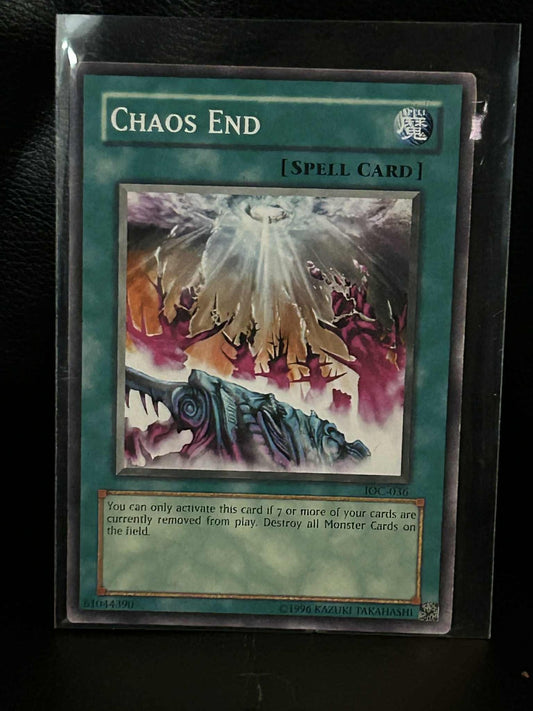 Chaos End - IOC-036 - Common - Unlimited Edition Invasion of Chaos Yu-Gi-Oh! Mod