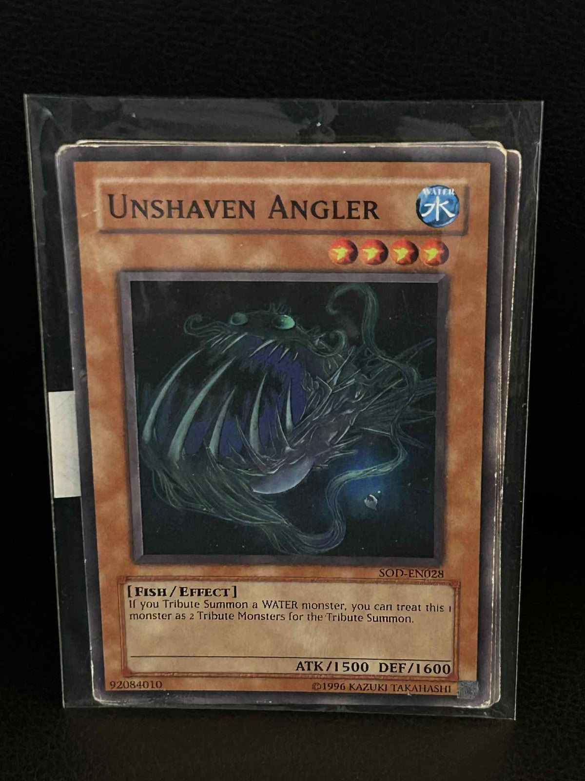 Unshaven Angler - SOD-EN028 - Common - Unlimited Edition Soul of the Duelist Yu-