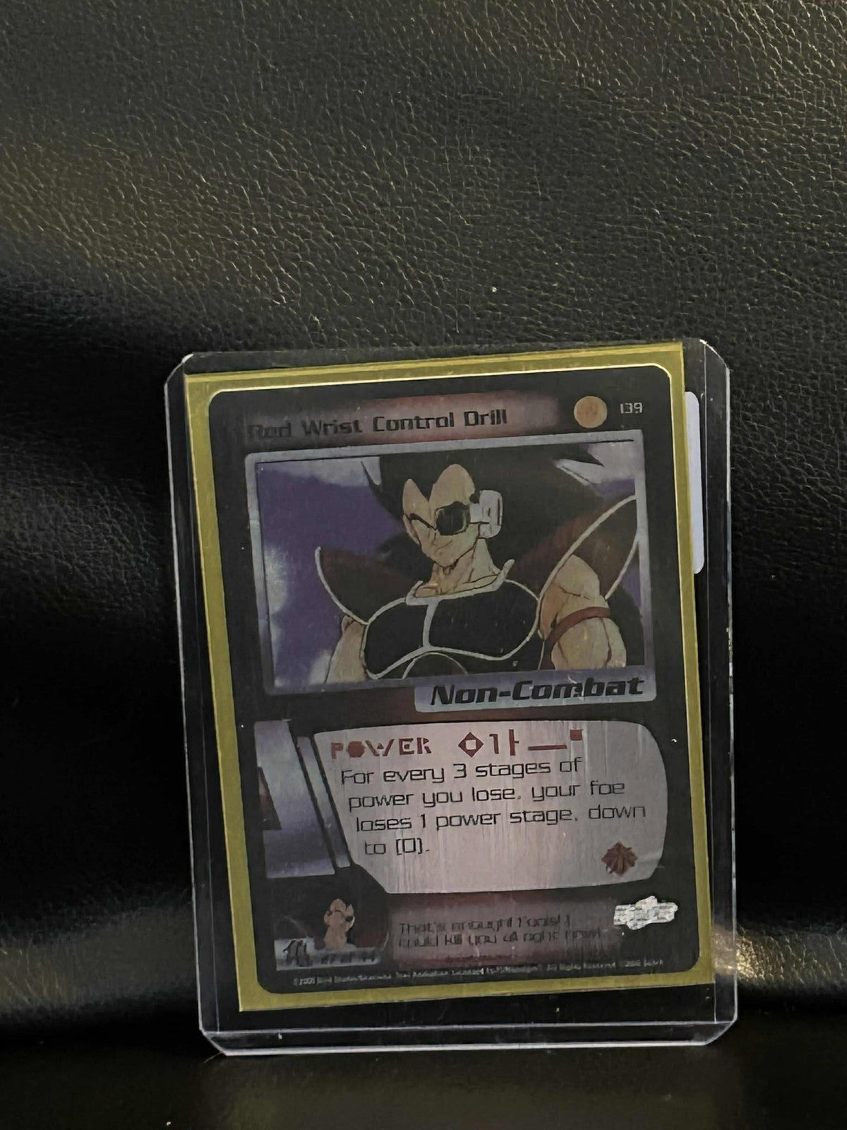 Red Wrist Control Drill - 139 - Limited Edition - Flat Foil Saiyan Saga Dragon B