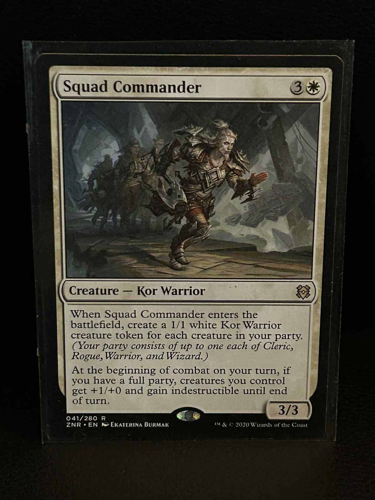 Squad Commander Zendikar Rising Magic: the Gathering Lightly Played, English