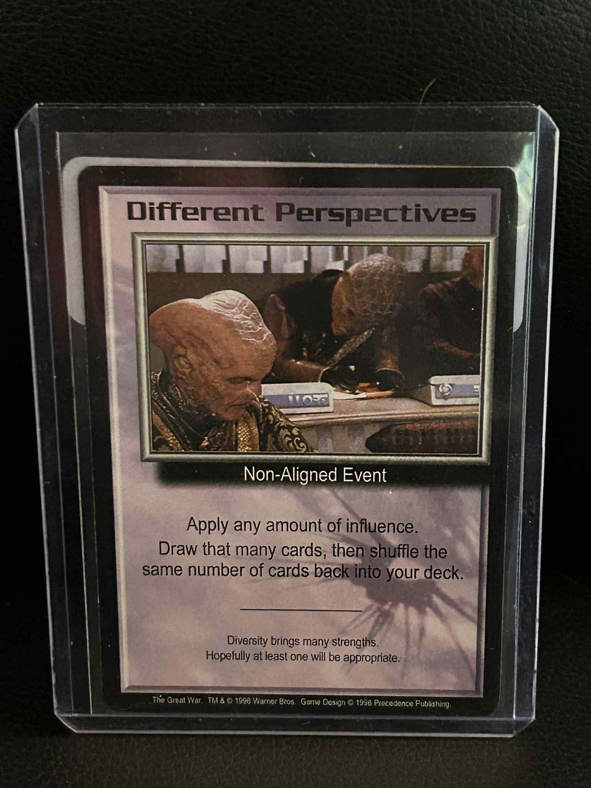 Different Perspectives The Great War Babylon 5 Light Play