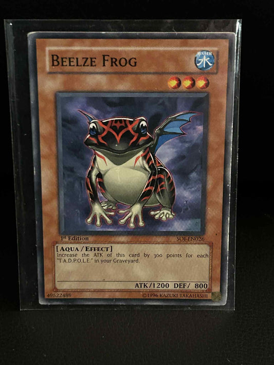 Beelze Frog - SOI-EN026 - Common - 1st Edition Shadow of Infinity Yu-Gi-Oh! Mode