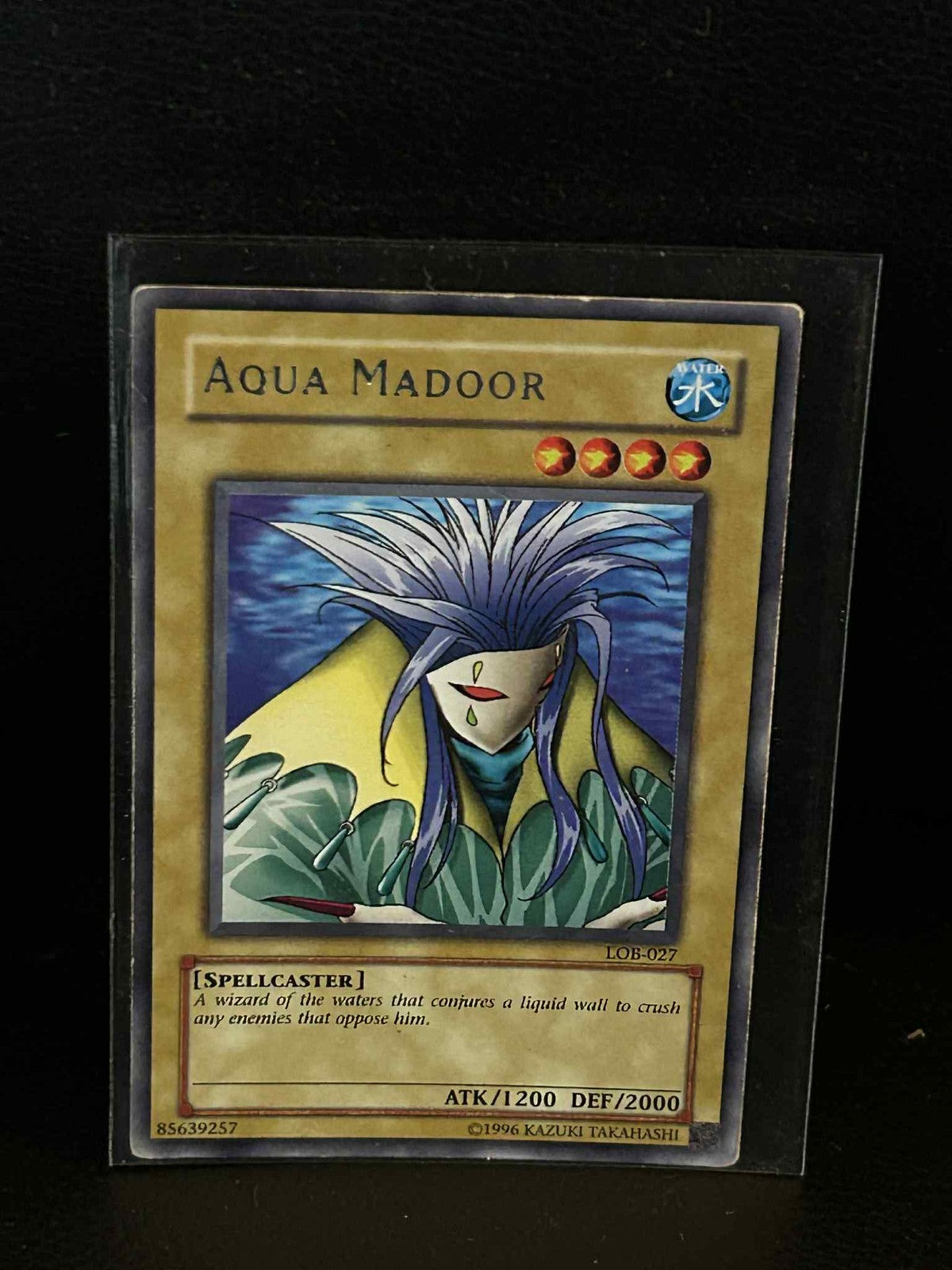 Aqua Madoor - LOB-027 - Rare - Unlimited Edition Legend of Blue Eyes White Drago