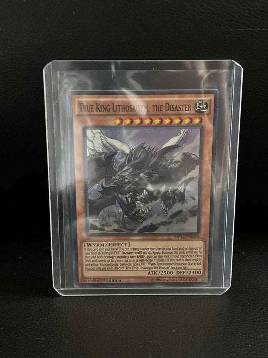 True King Lithosagym, the Disaster - MP17-EN186 - Super Rare - 1st Edition 2017