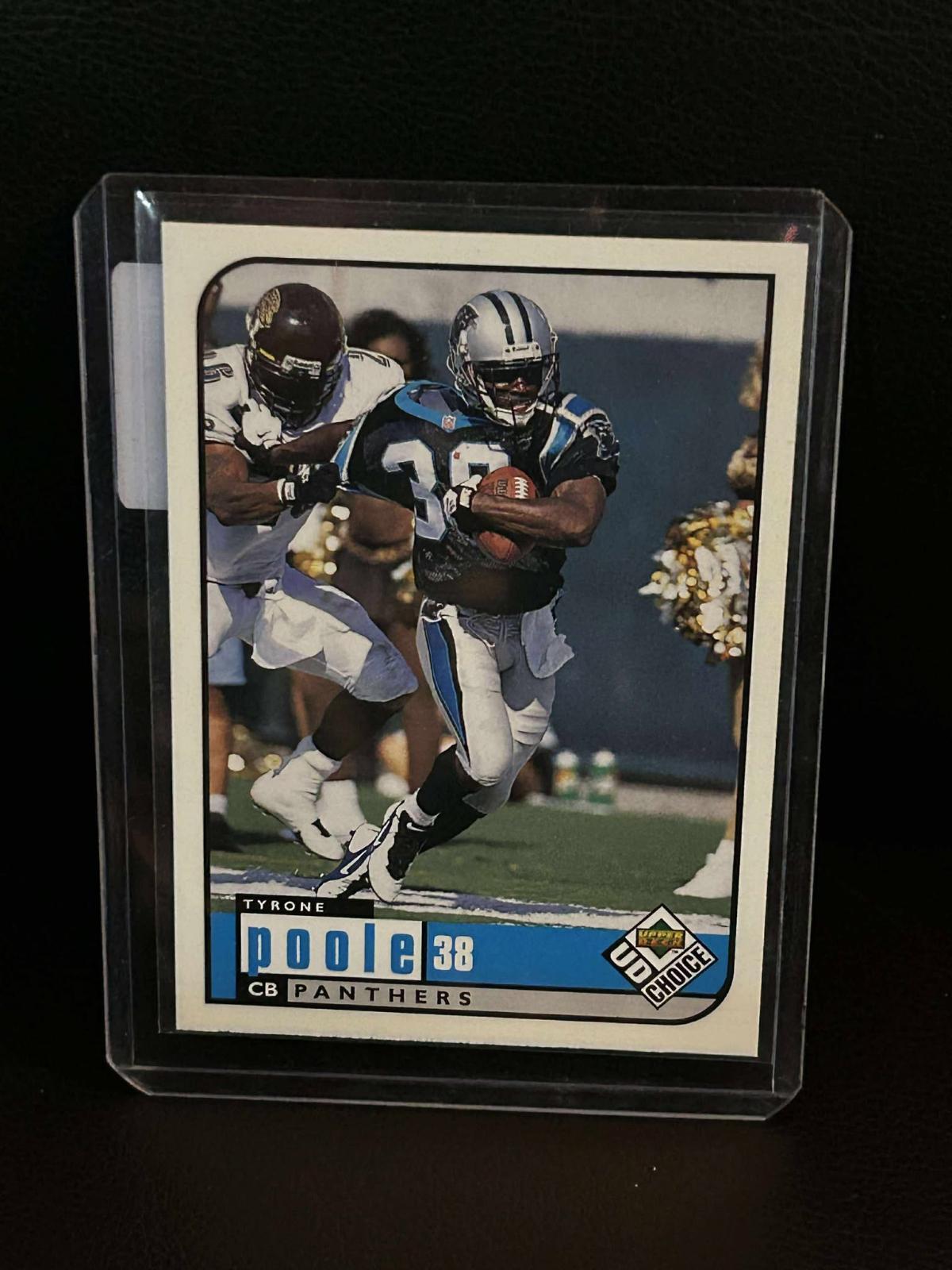 Tyrone Poole #29 | 1998 Upper Deck UD Choice Football