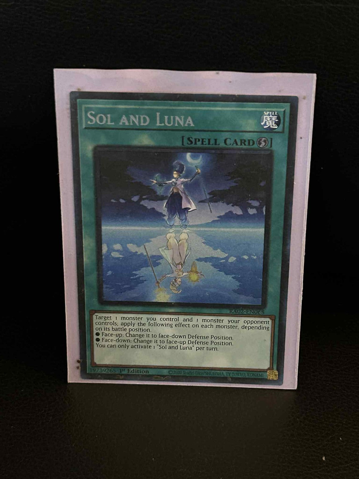 Sol and Luna - RA02-EN068 - Prismatic Collector's Rare - 1st Edition 25th Annive