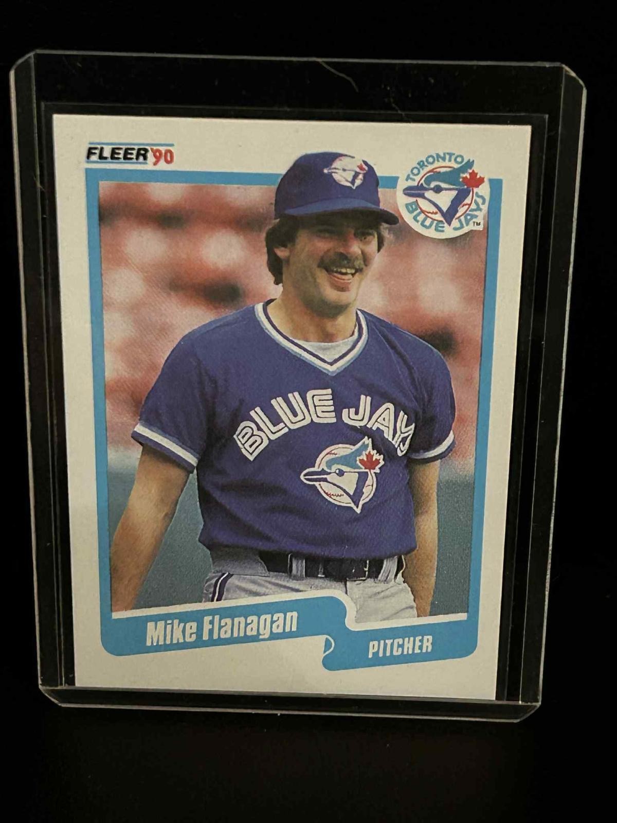 Mike Flanagan #81 | 1990 Fleer 1990 Fleer Baseball Leicht bespielte Sammelkarte