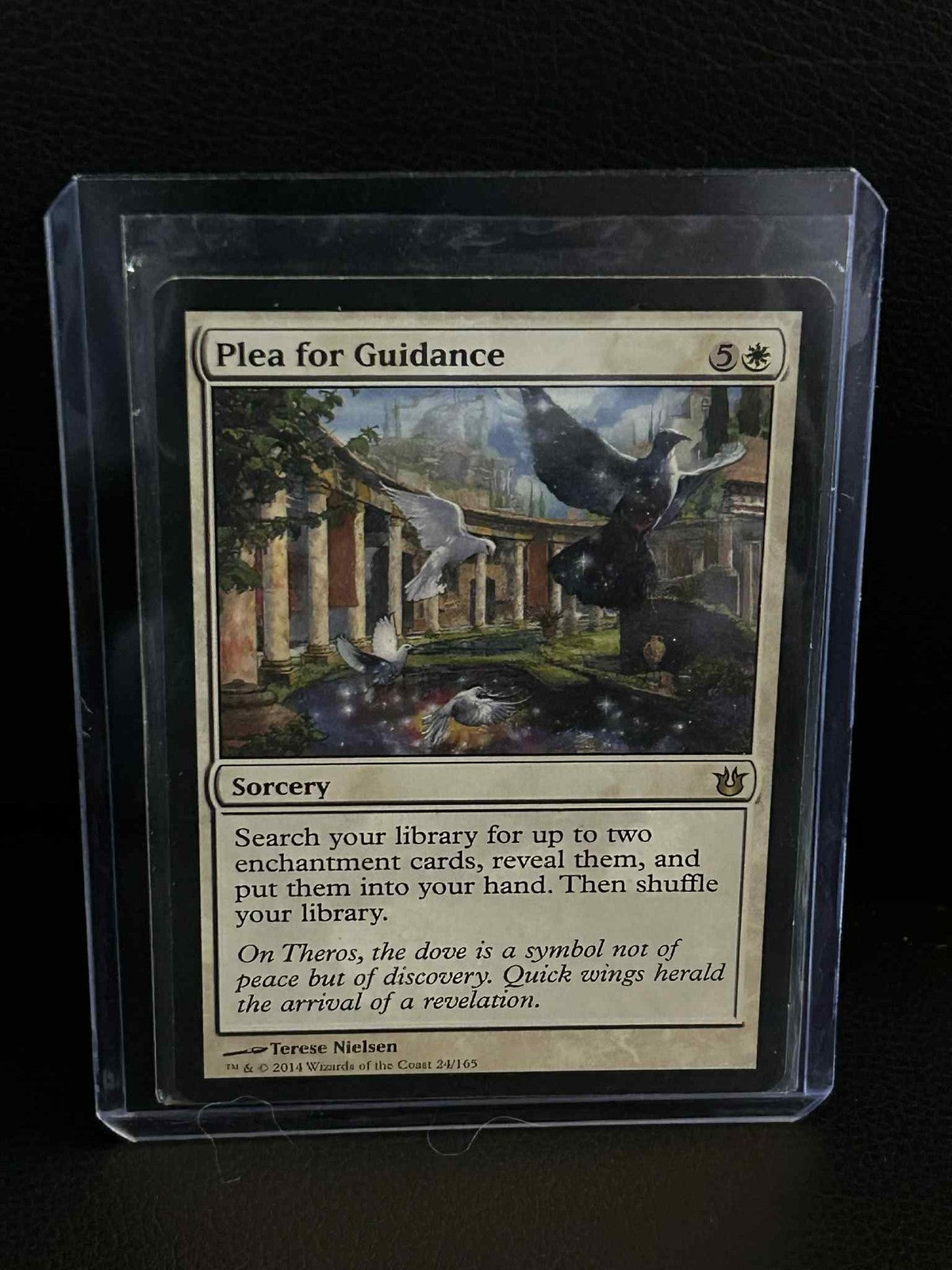 Plea for Guidance Born of the Gods Magic: the Gathering Lightly Played, English
