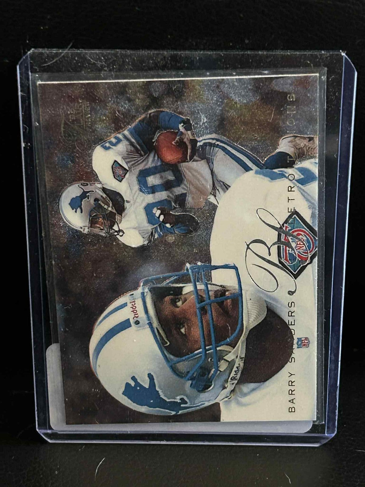 Barry Sanders #10 | 1995 Fleer Flair Preview Football