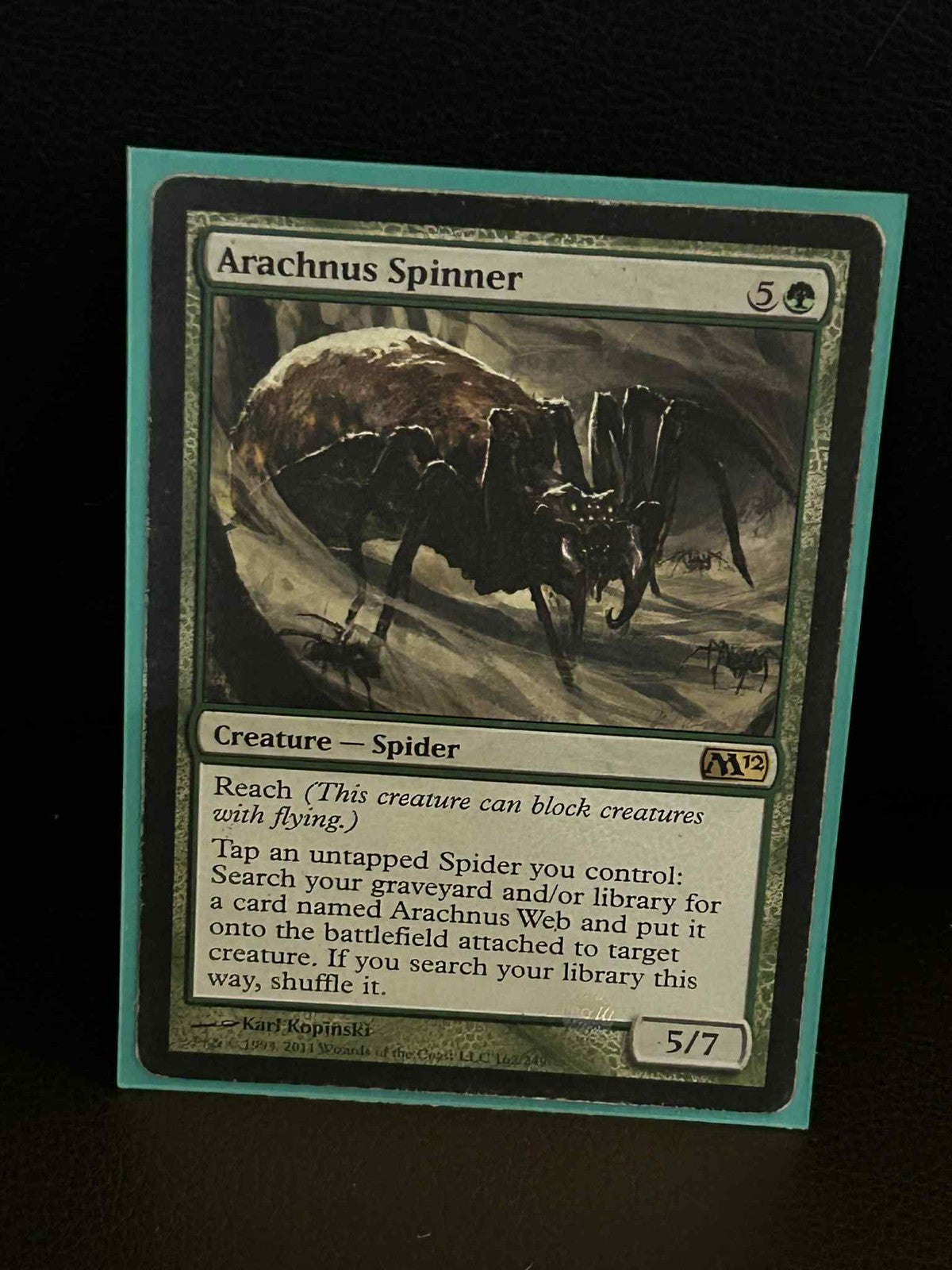Arachnus Spinner Magic 2012 Magic: The Gathering Moderately Played, English