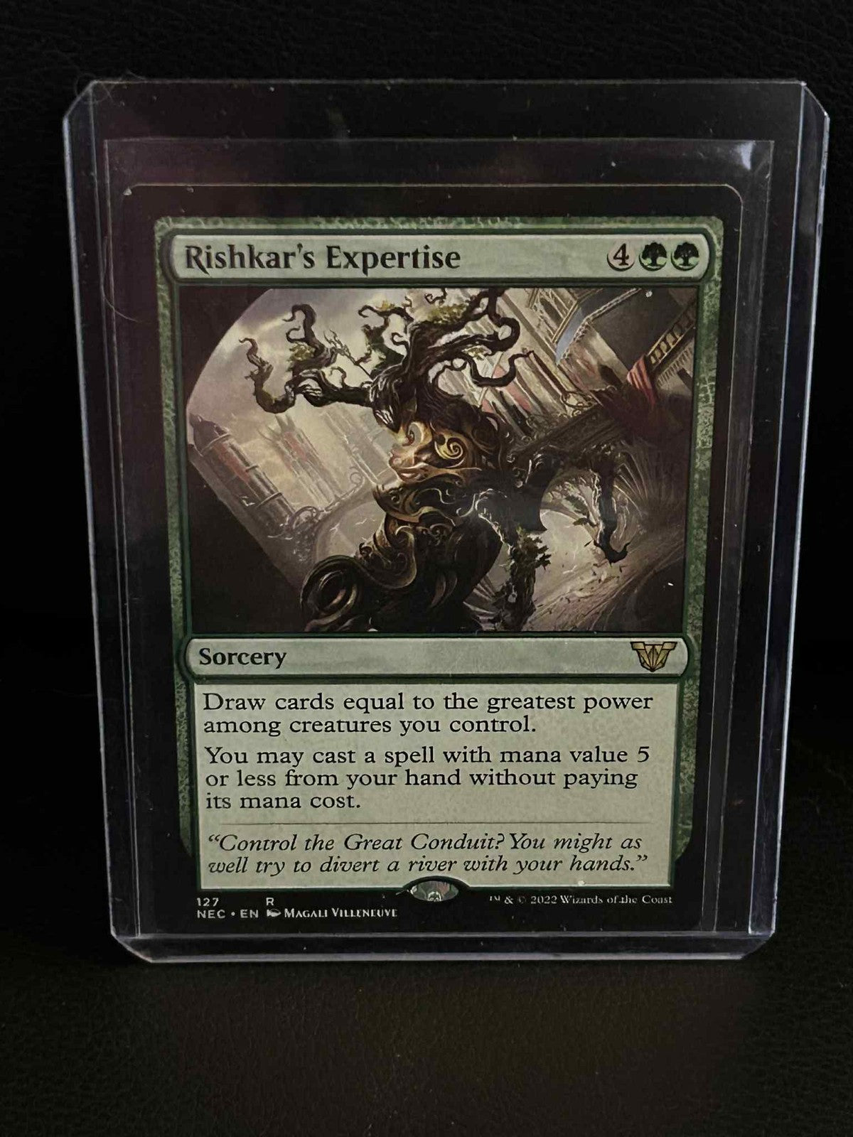 Rishkar's Expertise Commander: Kamigawa: Neon Dynasty Magic: the Gathering Light