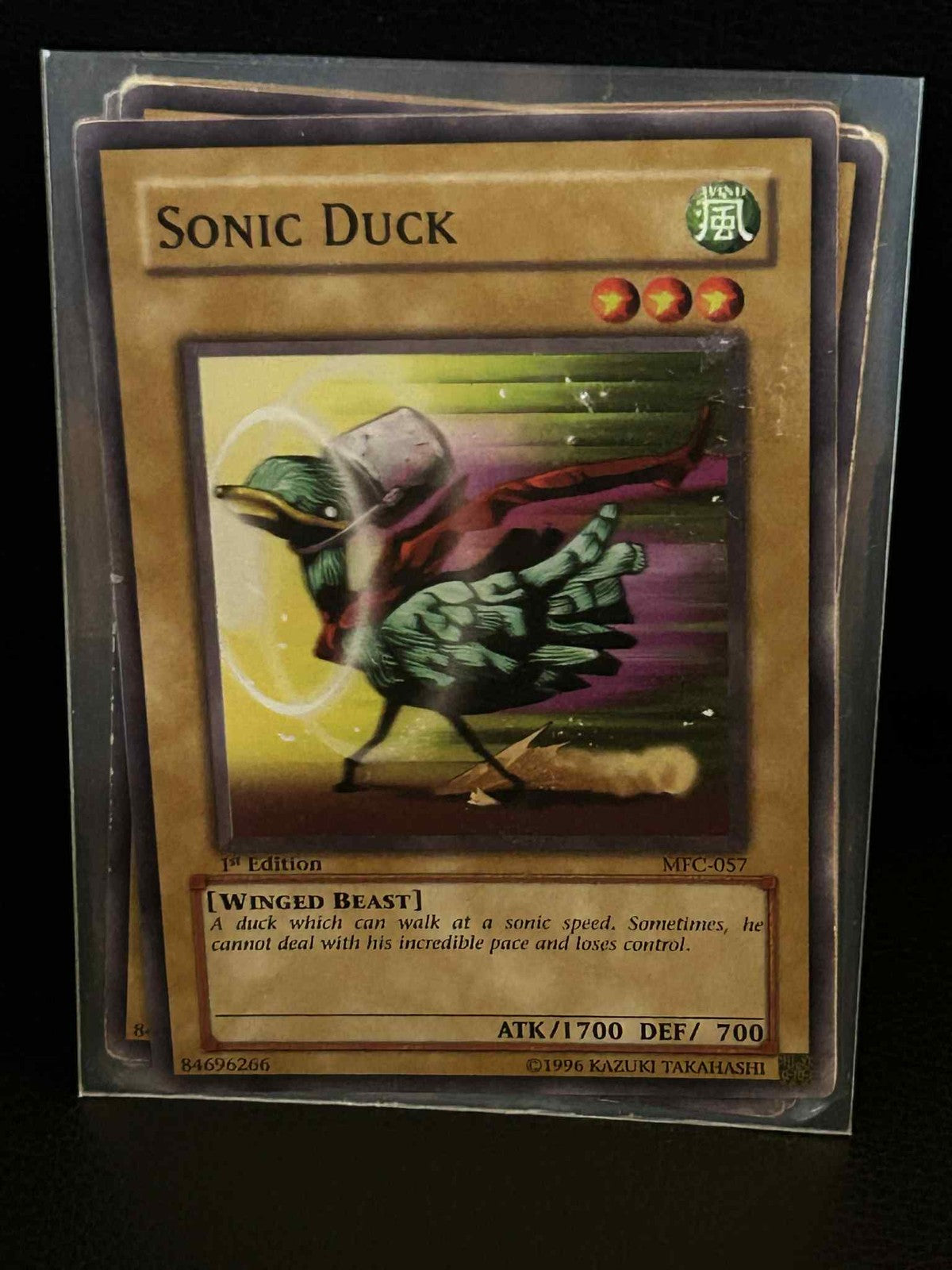 Sonic Duck - MFC-057 - Common - 1st Edition Magician's Force Yu-Gi-Oh!