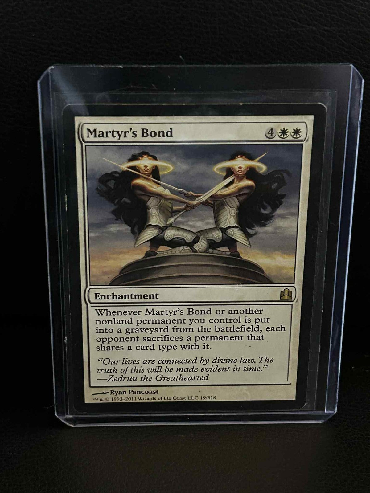 Martyr's Bond Commander Magic: The Gathering