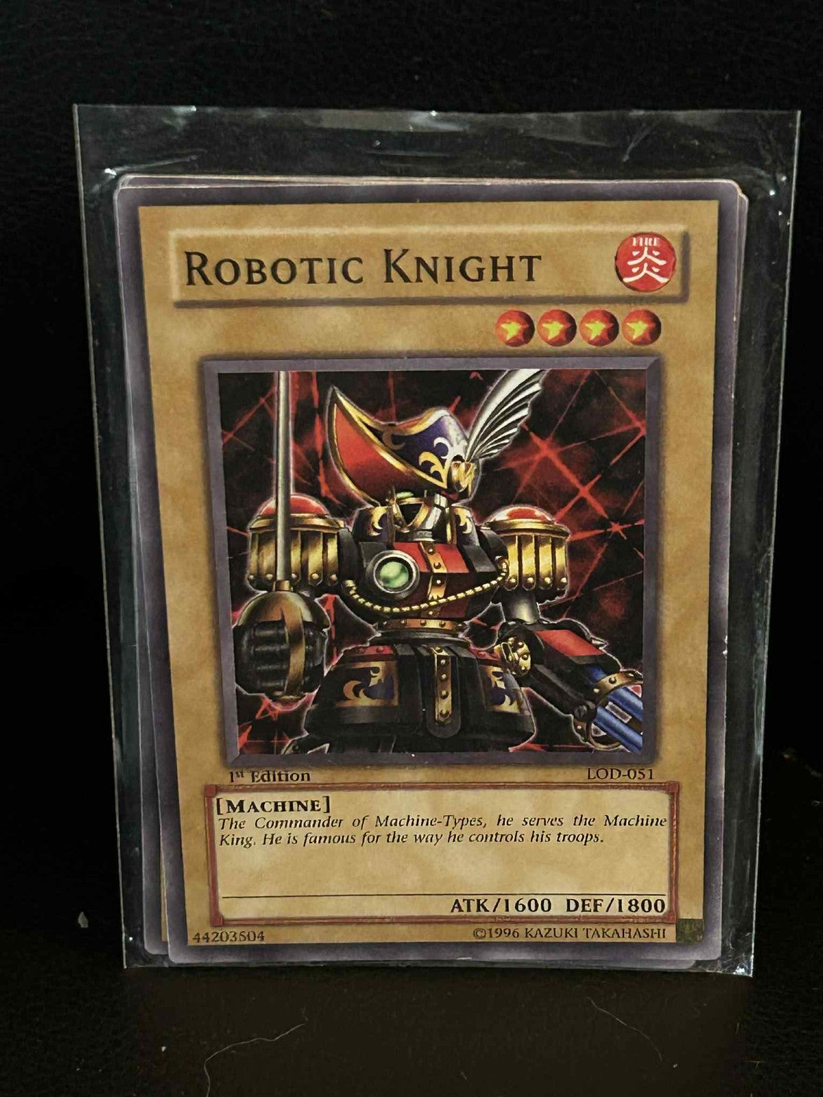 Robotic Knight - LOD-051 - Common - 1st Edition Legacy of Darkness Yu-Gi-Oh! Mod