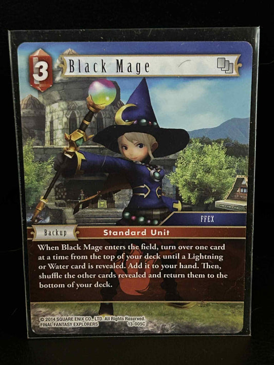 Black Mage - 13-005C Opus XIII: Crystal Radiance Final Fantasy Lightly Played