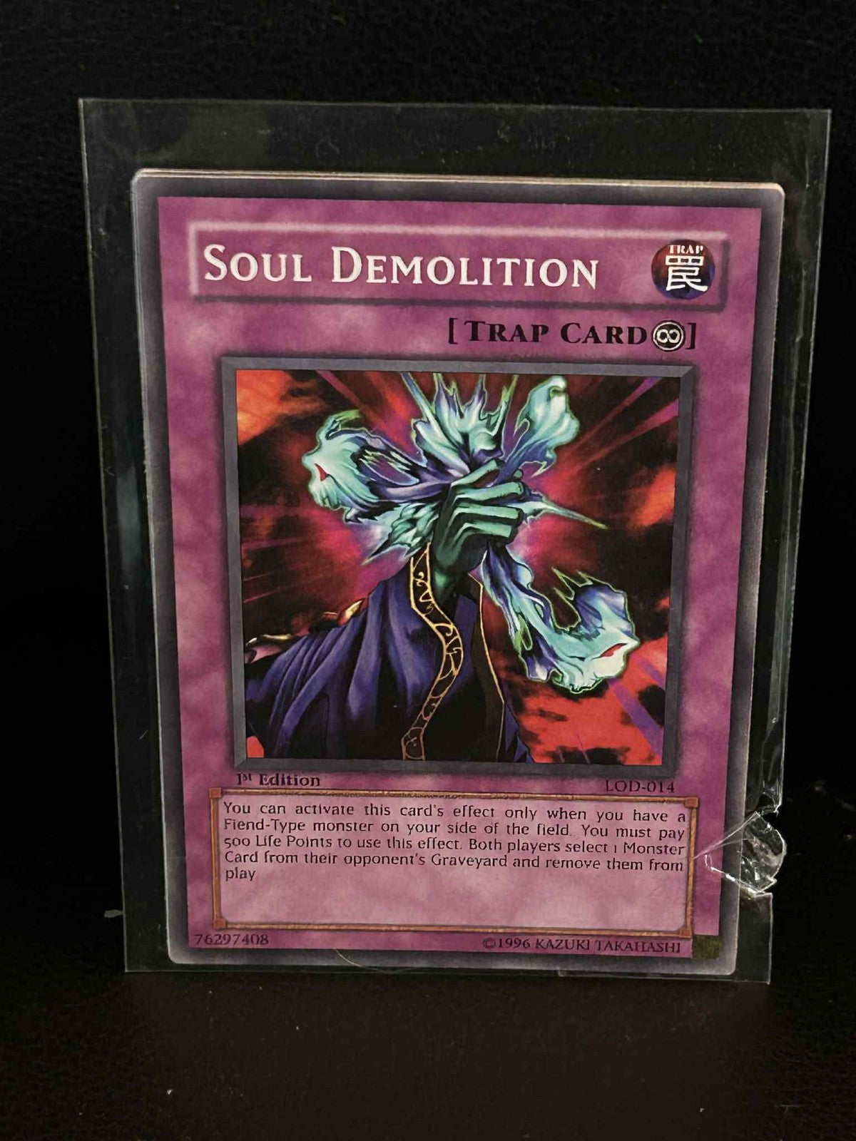 Soul Demolition - LOD-014 - Common - 1st Edition Legacy of Darkness Yu-Gi-Oh! Mo