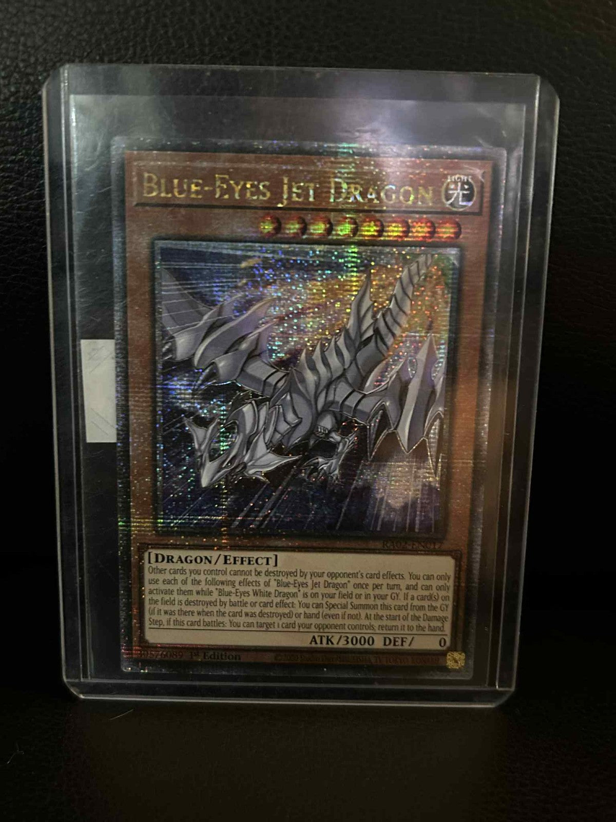 Blue-Eyes Jet Dragon - RA02-EN017 - Quarter Century Secret Rare - 1st Edition 25