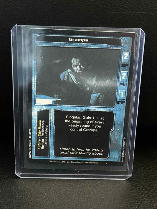 Gramps Base Set Terminator Light Play
