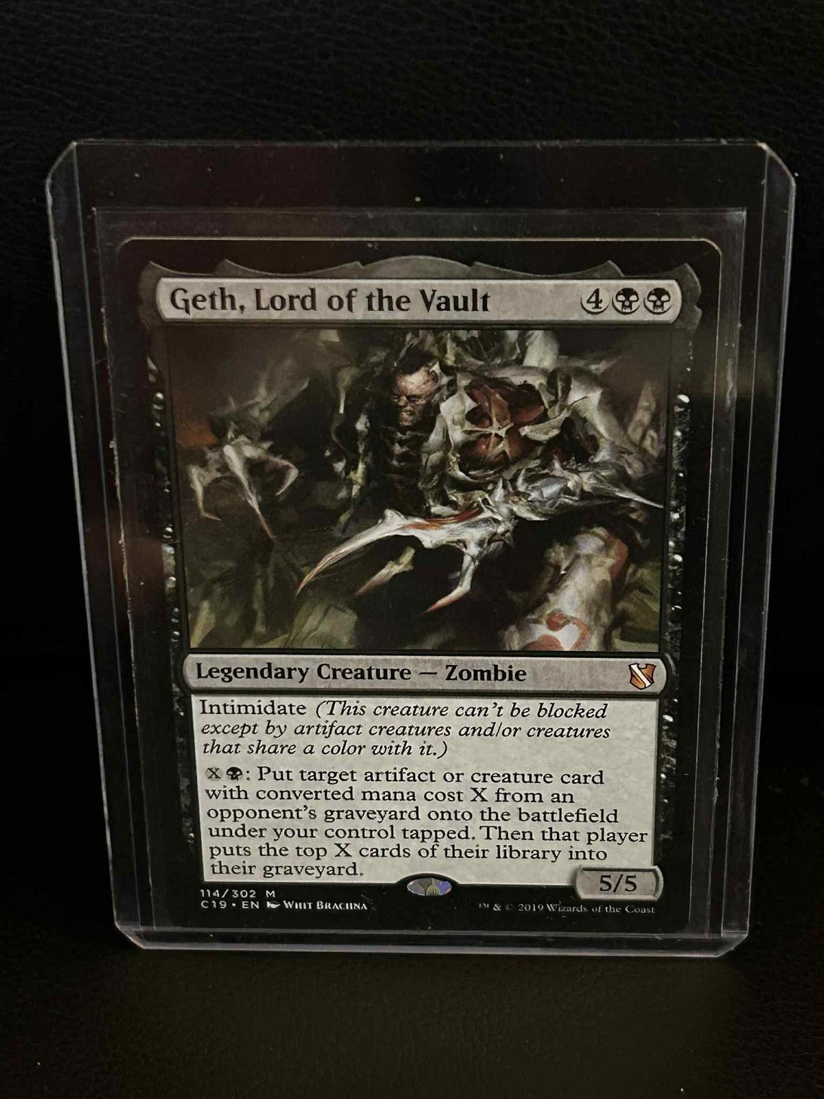 Geth, Lord of the Vault Commander 2019 Magic: the Gathering Lightly Played, Engl