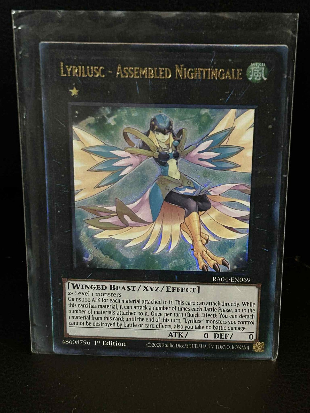 Lyrilusc - Assembled Nightingale - RA04-EN069 - Ultimate Rare - 1st Edition Quar